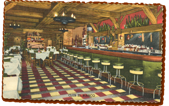 Club El Bianco - main dining room and bar