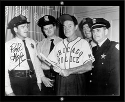 Bob Hope and members of the Chicago Police Department