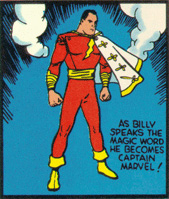 The first appearance of the original Captain Marvel!